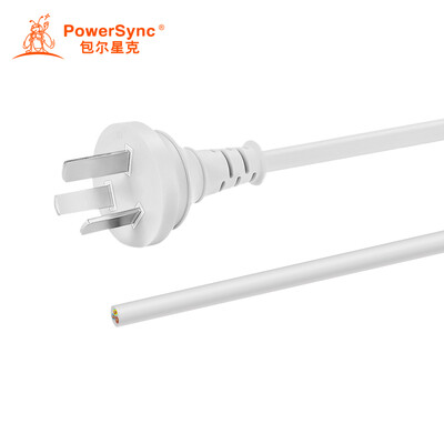 

Baoer Xingke 10A GB certification with plug three core power cord 180 degree three plug with bare wire tail black 15 m WS-015D MPGD0150