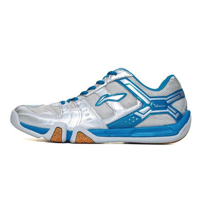 

Li-Ning Mens Portable Wear-Resisting Badminton Shoes Li Ning Anti-Slippery Damping Lace-Up Outdoor Sports Sneakers AYTM085-2H