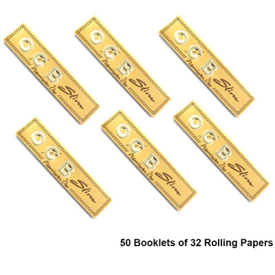 

50 Booklets Roll Cigarette Papers King Size Natural Smoking Cigarettes Rolling Paper Holder Slim Wrapping Papers Filter Hemp Wraps