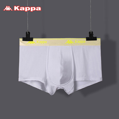 

Kappa Kappa Modal Mens Underwear Comfortable Breathable Boxer Mid-rise Waist Panties Mens KP8K12 White 175100M