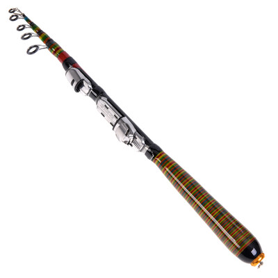 

12M 394FT Telescopic Fishing Rod Travel Spinning Lure Rod Raft Pole Carbon Fiber