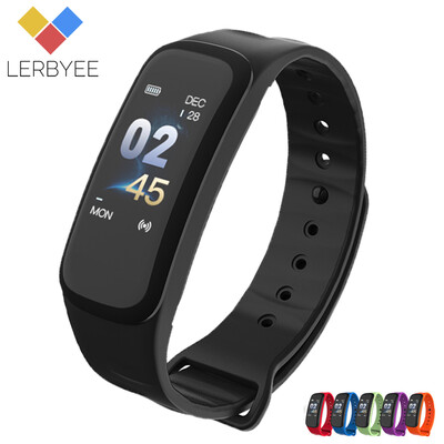 

C1Plus Smart Bracelet Color Screen Blood Pressure Fitness Tracker Heart Rate Monitor Smart Band Sport for Android IOS