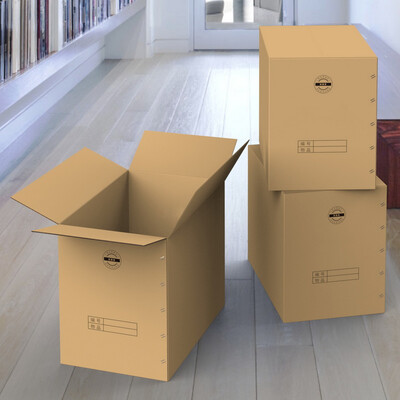 

40000 km moving cardboard box without plastic buckle 805060 3 packs luggage packing box plus hard extra large moving box storage express storage box SWJ3303