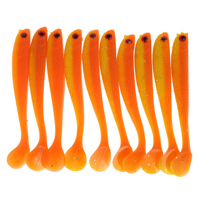 

A FISH LURE Soft Fishing Lures T Tail Simulation Baits 10pcs