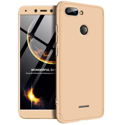 

MOONCASE Red rice 6 three-section all-inclusive shield - gold