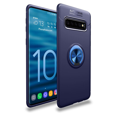 

Goowiiz Phone Case For Samsung Galaxy S10S10 PlusS10 LiteA9 2018A9s Luxury Metal Ring Magnetic Bracket TPU Shockproof Cooling