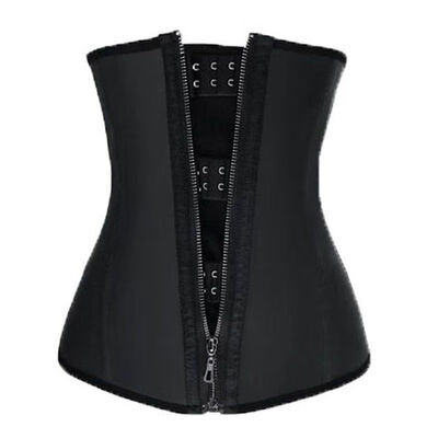 

SLIMBELLE Corset Body Shaper Latex Rubber Waist Trainer Underbust Zipper Slimming Cinchers Waist Snatch