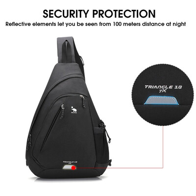 

OIWAS Chest Bag cross body Sling bag Waterproof Shoulder bag Hiking backpack 18L
