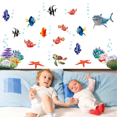 

Underwater World Various Fish Ocean DIY Wall Stickers Wallpaper Art Decor Mural Room Decal