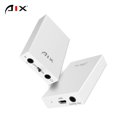 

AIX love show small white box A35 version Apple Android mobile phone anchor live adapter computer sound card mobile phone live converter high quality input audio adapter