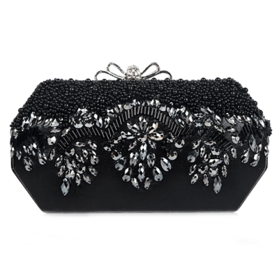 

Women Beaded Rhinestone Handbags for Party Elegant Shoulder Bag for Ladies Crossbody Bag Purse Wallet for Wedding Ball