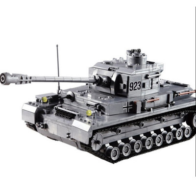 

M1A2 Tracked Tank Vehicle Compatible with Lego Childrens Military Assembly Plastic Plug-in Block Model Toys