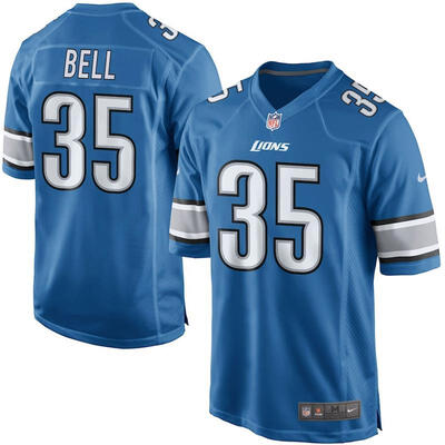 

Mens Football Jersey Detroit Lions Jarrad Davis Blue Game Jersey