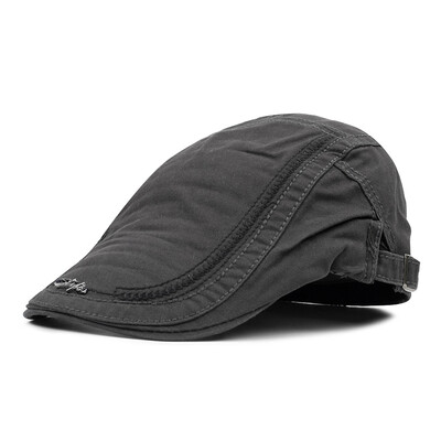 

Vintage Men Women Peaked Cap Casquette Breathable Cotton Beret Newsboy Flat Hat Boina Bone Visor Hat