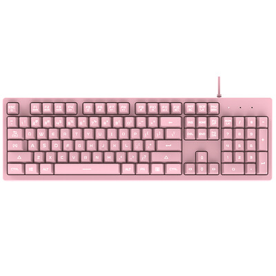 

Betta fish DOUYUCOM DKS100 cherry powder mechanical feel game office keyboard computer notebook white backlit keyboard eat chicken keyboard