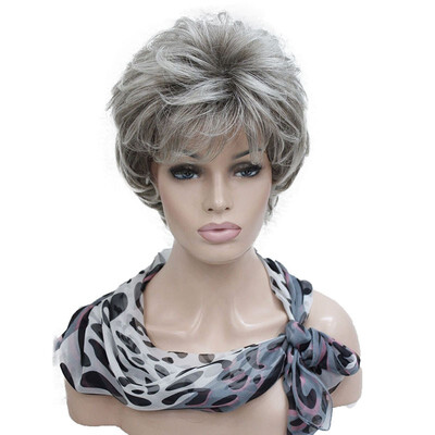 

Strong Beauty Ladies Wigs Short Wavy Golden Blonde Hair For Women Synthetic Capless Full Wig 12 Colors