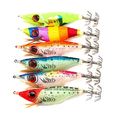 

Colorful Fishing Lure Imitation Shrimp Hard Bait Prawn Lure with Squid Jigs Connector Rings