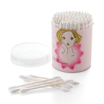 

Shouyou 200 sticks double head small cotton swabs ear cotton swabs cotton sticks pointed cotton pad cotton swabs boxed JD-SY-08