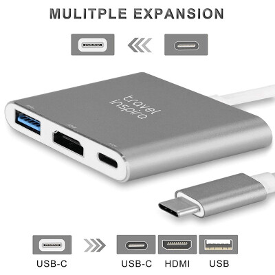 

Travel Inspira Type-C to HDMI Convertor Laptop Notebook New MacBookpro Accessories HUB Adapter USB-C Converter Type-C to HDMI