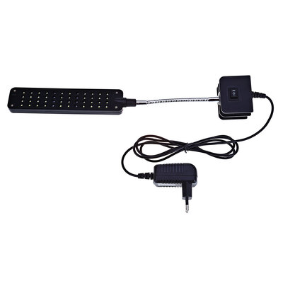 

48 LEDs Blue White Fish Tank Light LED Flexible Clip Aquarium Lamp
