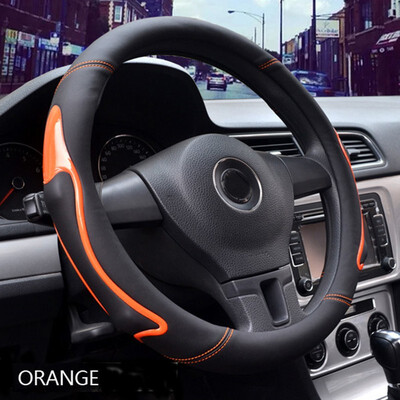 

Car Interior Accessory Fashion Colorful Micro Fiber Leather Car Steering Wheel Cover Protection for Most of cars Steering Wheel