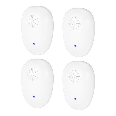 

4-Pack Ultrasonic Pest Control Non-toxic Repellent Repeller for Mice Mosquitoes Ants Spiders Roaches Repelling AC90V-250V EU Plug