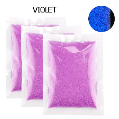 

Colorful Beautiful Fluorescent Sand Glow in the Dark Home Decorating Luminous Supplies