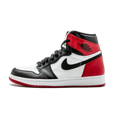 

Nike Air Jordan 1 Black Toe Original Mens Basketball Shoes Breathable Stability Sneakers For Men Shoes555088-125