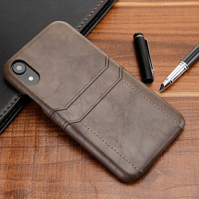 

Phone Case for Apple iPhone XR iPhone  Max Leather Phone Case Back Cover Cell Phone Case
