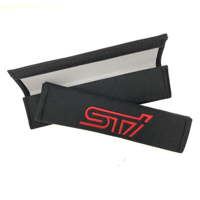 

2pcs new Upgraded version seat belt cover Car Shoulder Pad Sleeve Seat Safety Belt Cover For Subaru STI XV Forester Impreza WRX