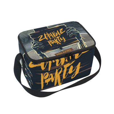 

ALAZA Lunch Box Insulated Lunch Bag Large Cooler Halloween Holiday Tote Bag