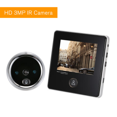 

30 inch TFT LCD Digital Door Eye Peephole Viewer 120° Wide Viewing Angle Door Eye Doorbell Camera IR Night Vision Photo Taking Su