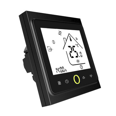 

WiFi Thermostat with Touchscreen LCD Display Weekly Programmable Energy Saving Smart Temperature Controller for Electric Floor Hea