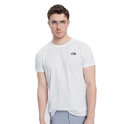 

North TheNorthFace Mens Outdoor Quick-drying Casual Short Sleeve T-Shirt NF0A3VRC White M