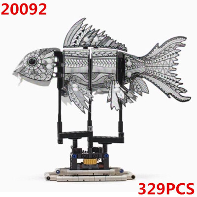 

Lepin 20089 20090 20091 20092 Forma Fish Set Legoing 81000 81003 Creator Building Blocks Koi Shark Bricks DIY Toy Kids Gift