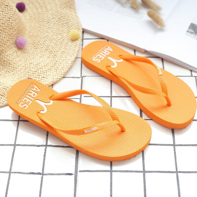 

UNLIMON Fashion Summer Couple Beach Constellation Flip Flops