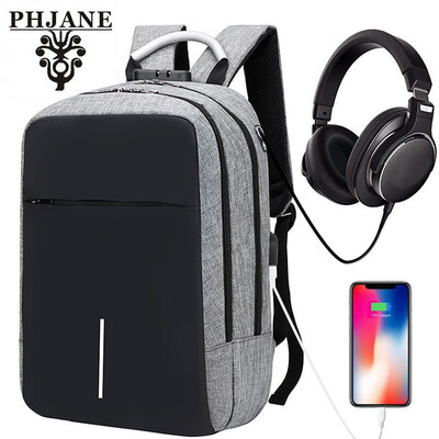 

PHJANE Laptop Backpack Business Travel Backpack for Men & Women Anti-theft Water Resistant College School Backpack