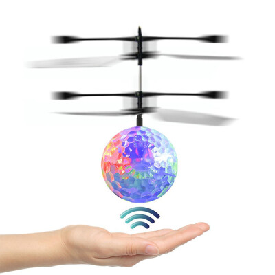 

Fantastic New Fashion Infrared Induction Drone Flying Flash Disco Colorful Shining LED Lighting Ball Helicopter Child Kid Toy Gest