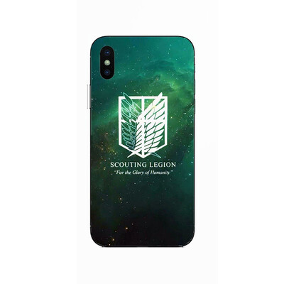 

Attack on Titan Japanese Anime Manga Cartoon Painting Case For Apple iPhone 6 6s 7 8 Plus X XR XS Max Soft TPU Printed Cover