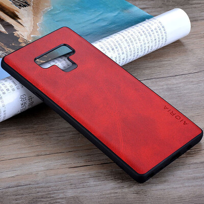 

for Samsung Galaxy Note 9 case hoesje Luxury Vintage leather Skin cover phone Case for samsung galaxy note 9 coque funda capa
