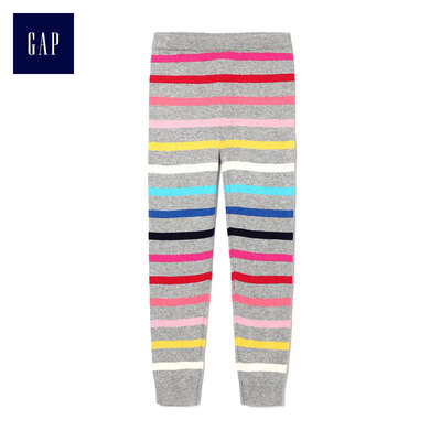 

GAP flagship store female young crazy color stripe series knit leggings 390494 fanatic stripe 2YRS