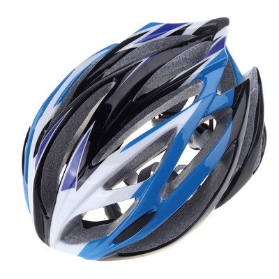 

21 Vents Ultralight Sports Cycling Helmet with Lining Pad Mountain Bike Bicycle Adult Blue