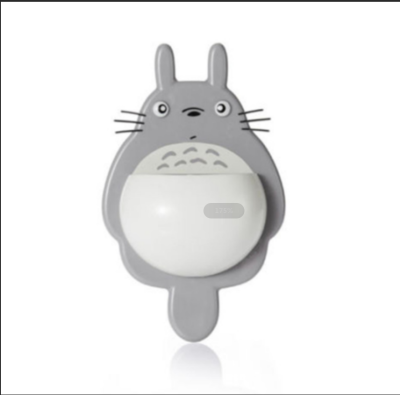 

Cute Home Bathroom Totoro Toothbrush Wall Mount Holder Sucker Suction Organizer