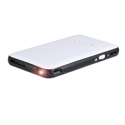 

Wejoy Mini Pico DLP Projector With Built-in Battery & Speaker Portable Mobile Office