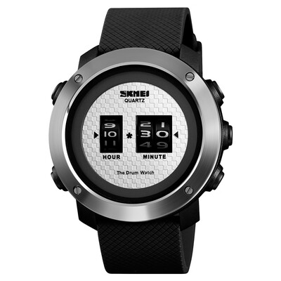 

SKMEI 1486 Men Analog Digital Electronic Watch Fashion Casual Outdoor Sports Male Wristwatch Hour Minute Display 5ATM Waterproof W