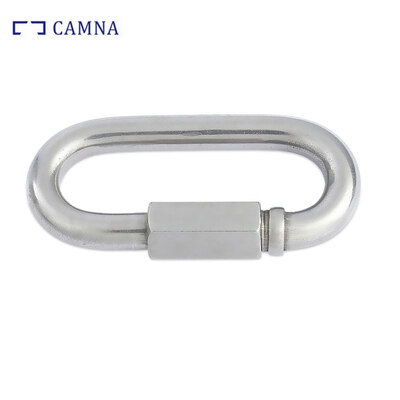 

CAMNA 8MM 22KN Professional O-shape Mountaineering Stainless Steel Screw Gates Carabiner Rock Climbing Safety Buckle