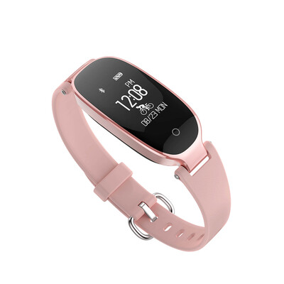 

S3 Female Smart Bracelet IP67 Water Resistant Pedometers Exercise Record Sports Heart Rate Monitor for iOS Android