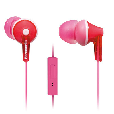 

ErgoFit Earbud Headphones with Microphone&Call Controller Compatible with iPhone Android&Blackberry - RP-TCM125-K - In-Ea
