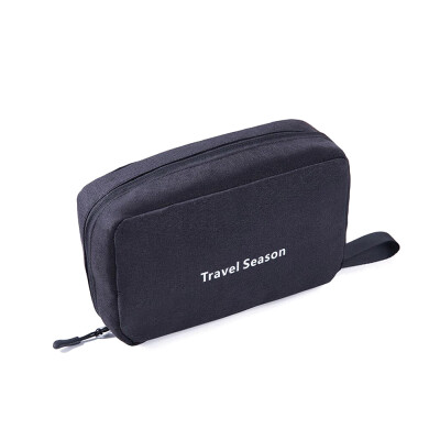 

Portable Waterproof Toiletry Bag Polyester Fold Travel Cosmetic Makeup Organizer Wash Shaving Zipper Suspension Bag accessorie Sup