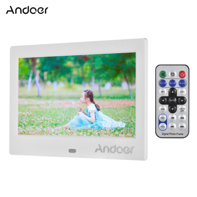 

Andoer 7 Inch IPS HD Screen 1024600 Digital Photo Frame Digital Album Support Music Video Playing Clock Alarm Calender Functions